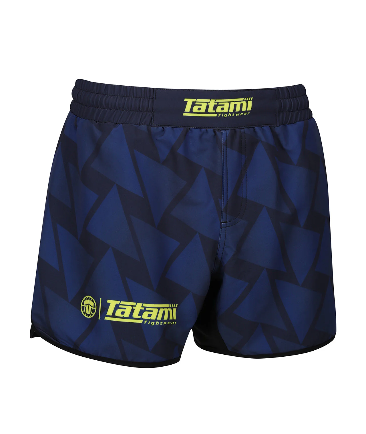 Abstract High Cut Shorts - Navy - Image 4