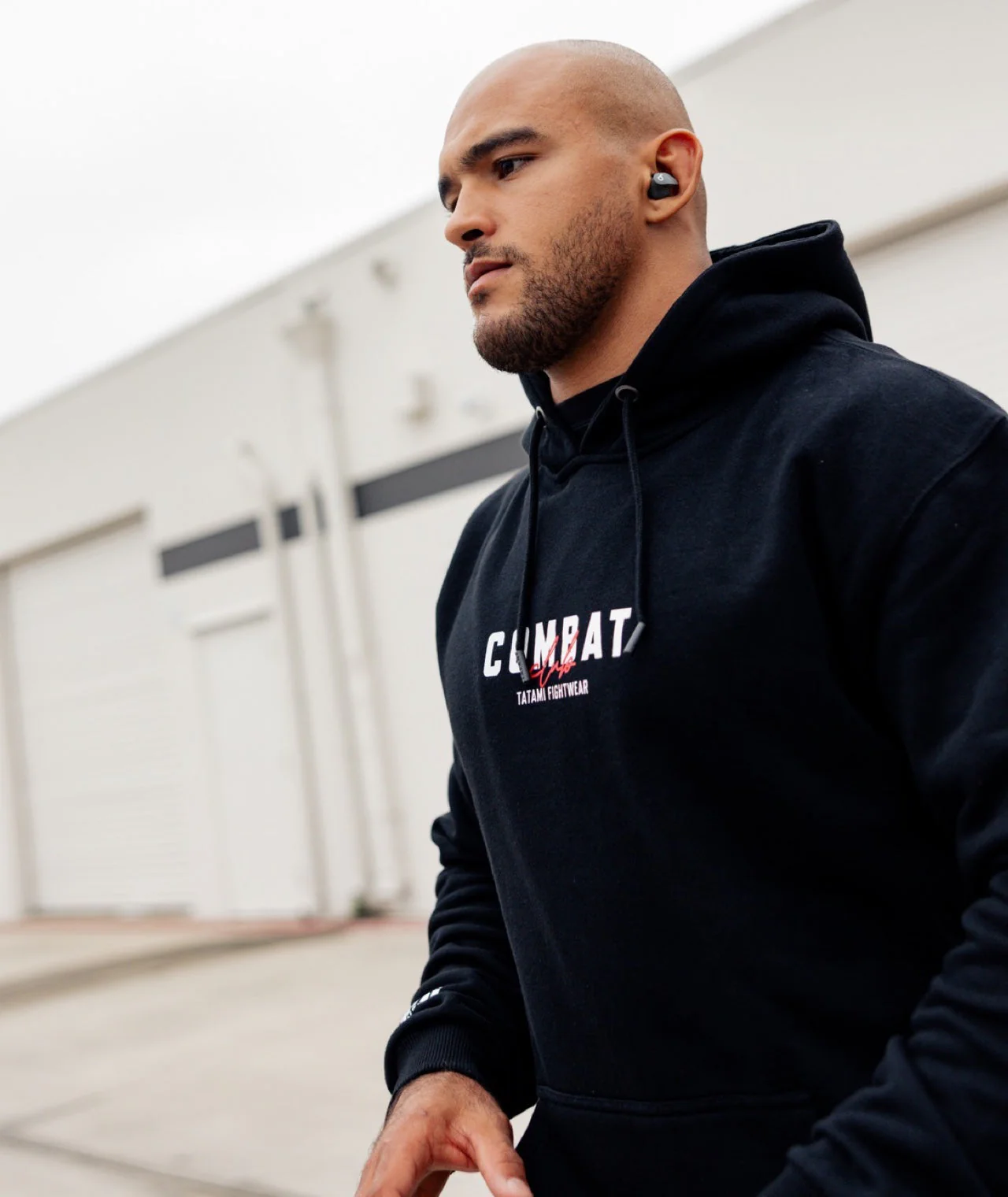 Combat Club Hoodie - Black - Image 8