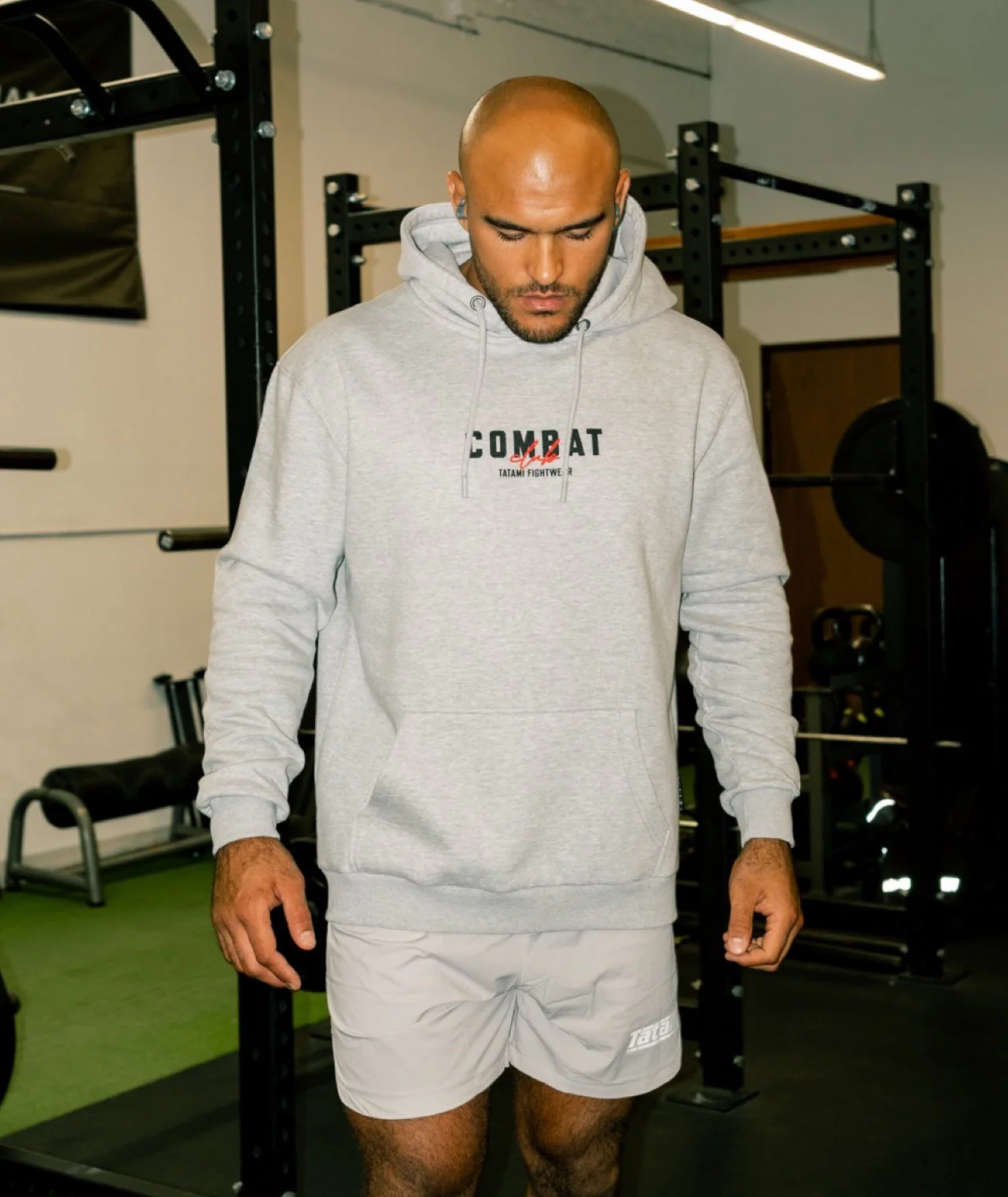 Combat Club Hoodie - Grey - Image 8