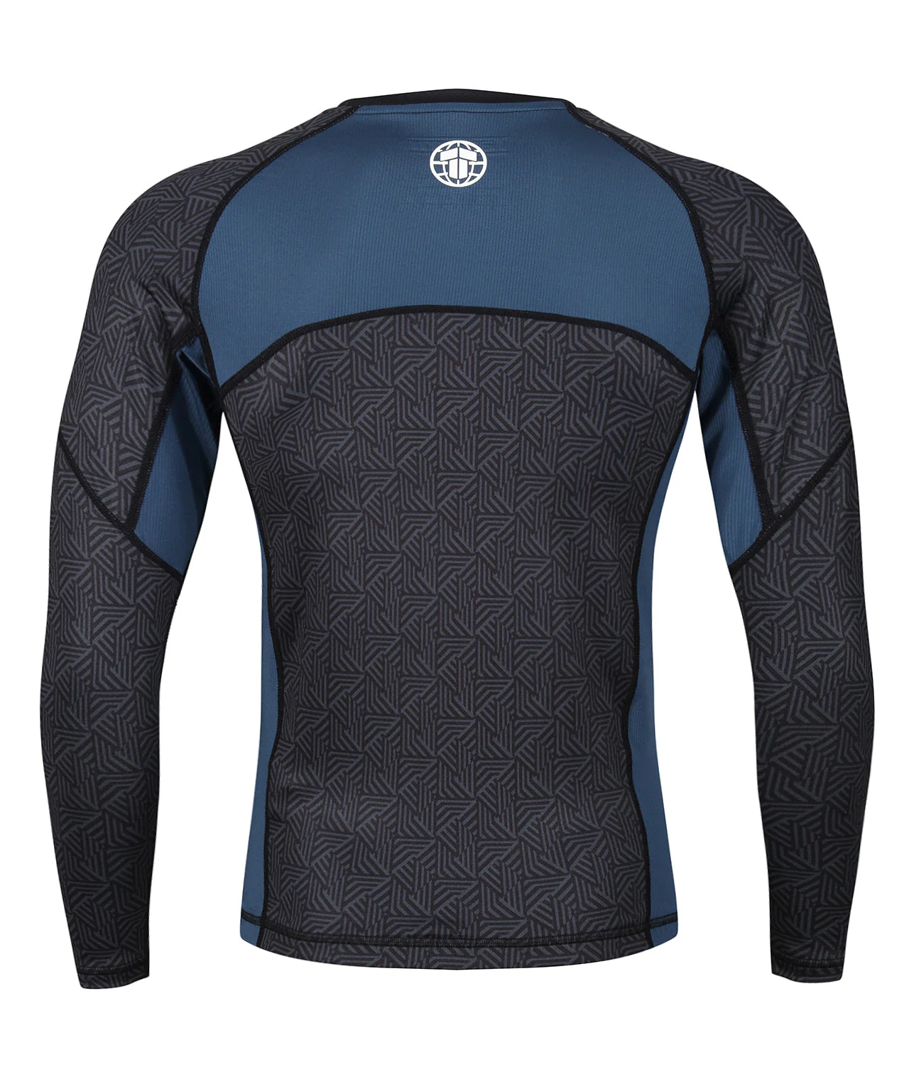 Dimension Long Sleeve Rash Guard - Petrol Blue - Image 3