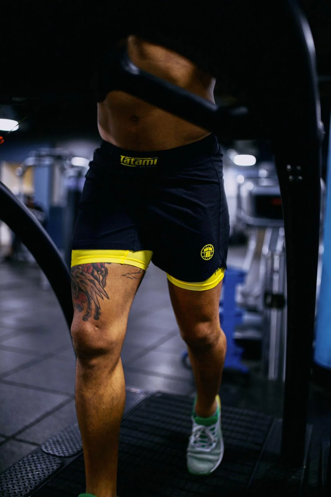 Dual Layer Grappling Shorts - Yellow - Image 2