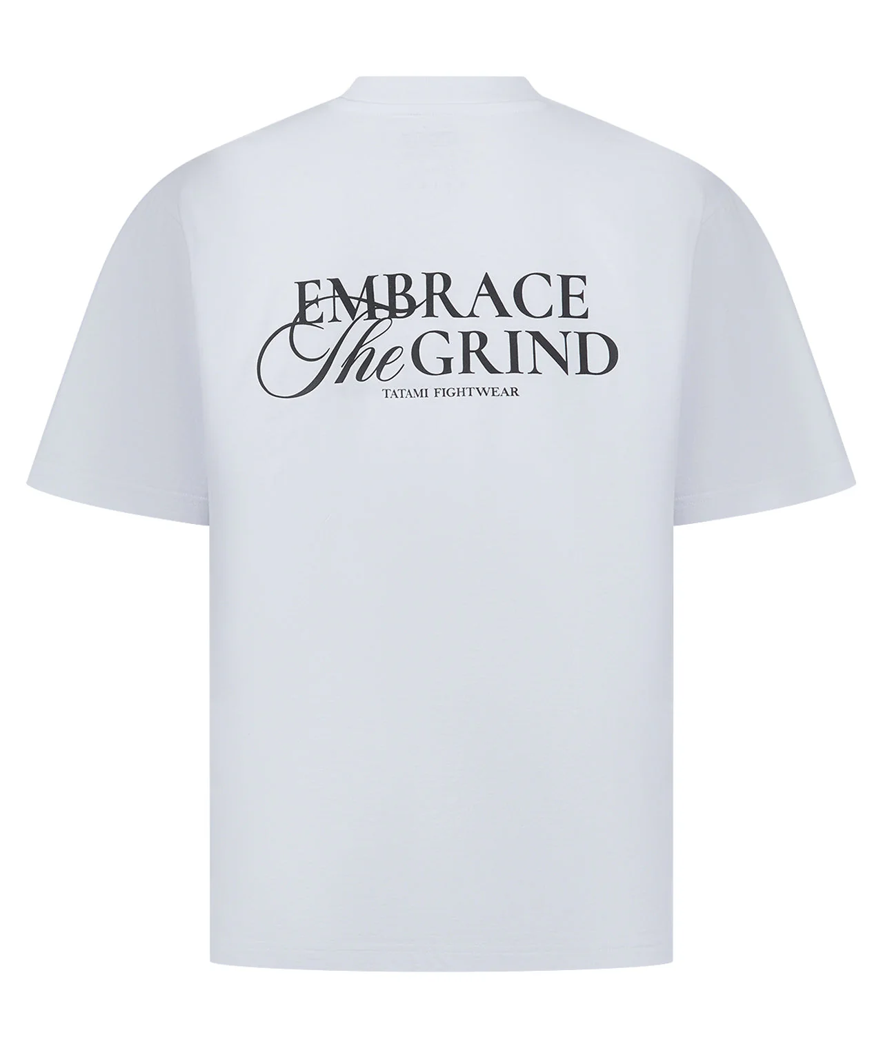 Embrace The Grind Oversized T-Shirt - White - Image 2