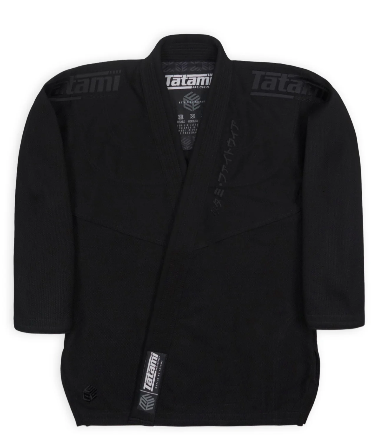 Estilo Black Label Gi - Black on Black