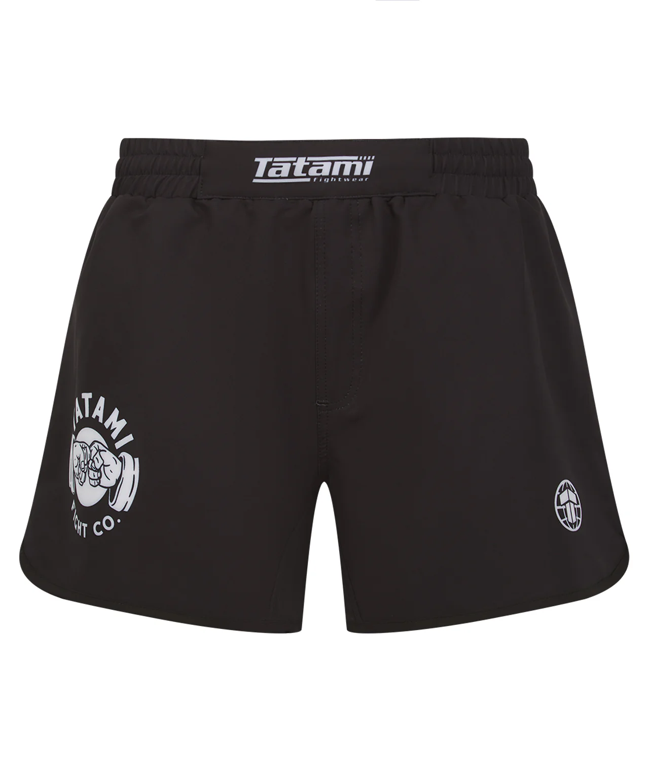 Fist Bump High Cut Shorts - Black