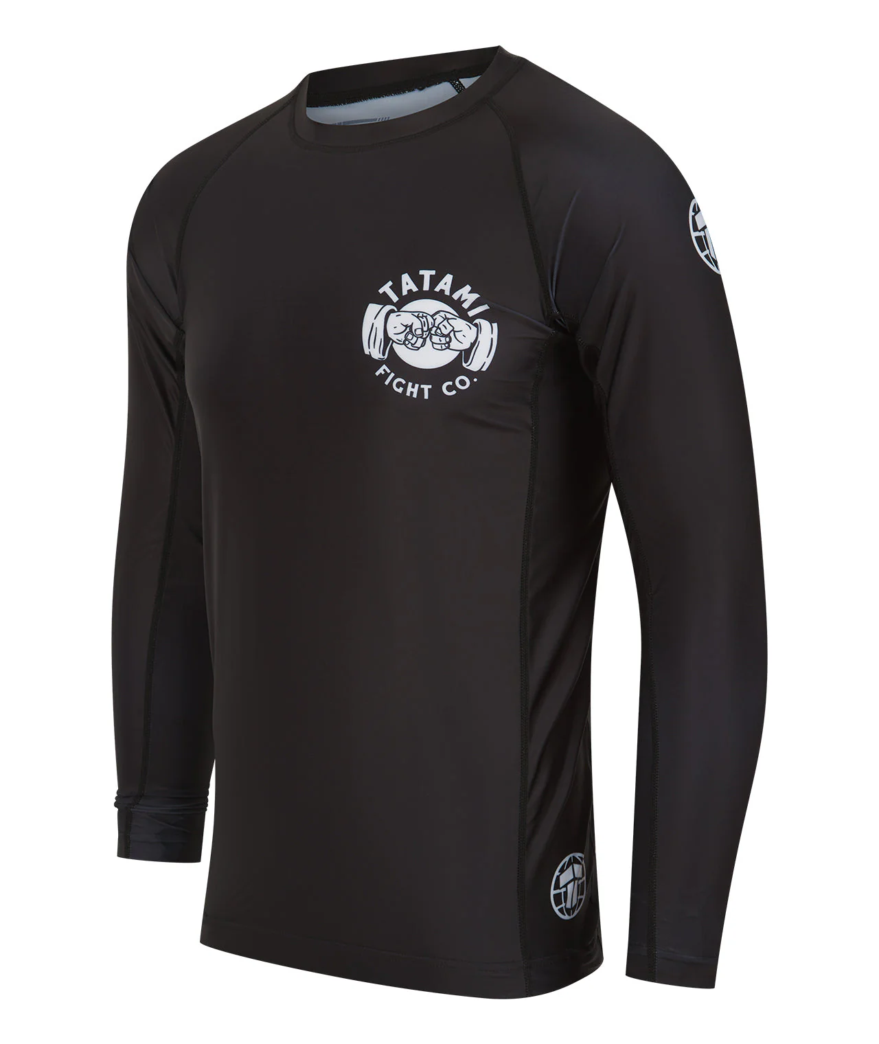 Fist Bump Long Sleeve Rash Guard - Black - Image 3