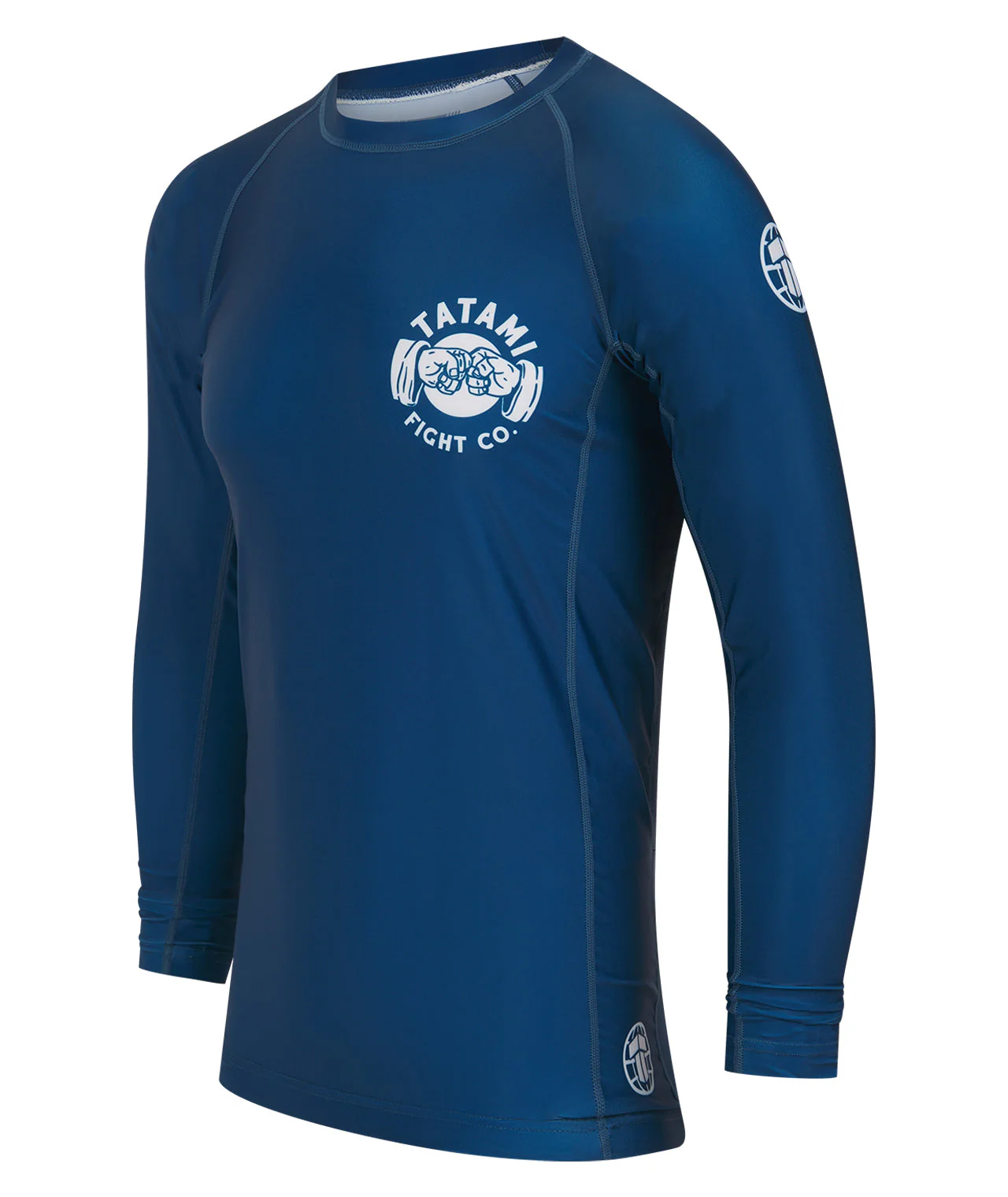 Fist Bump Long Sleeve Rash Guard - Blue - Image 3