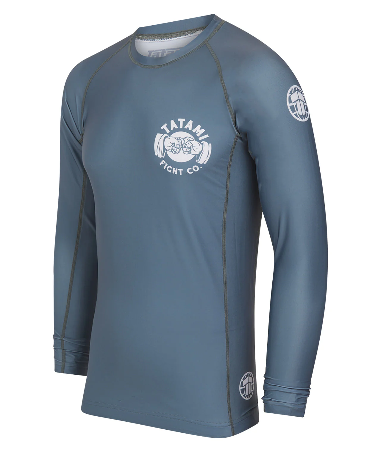 Fist Bump Long Sleeve Rash Guard - Grey - Image 3