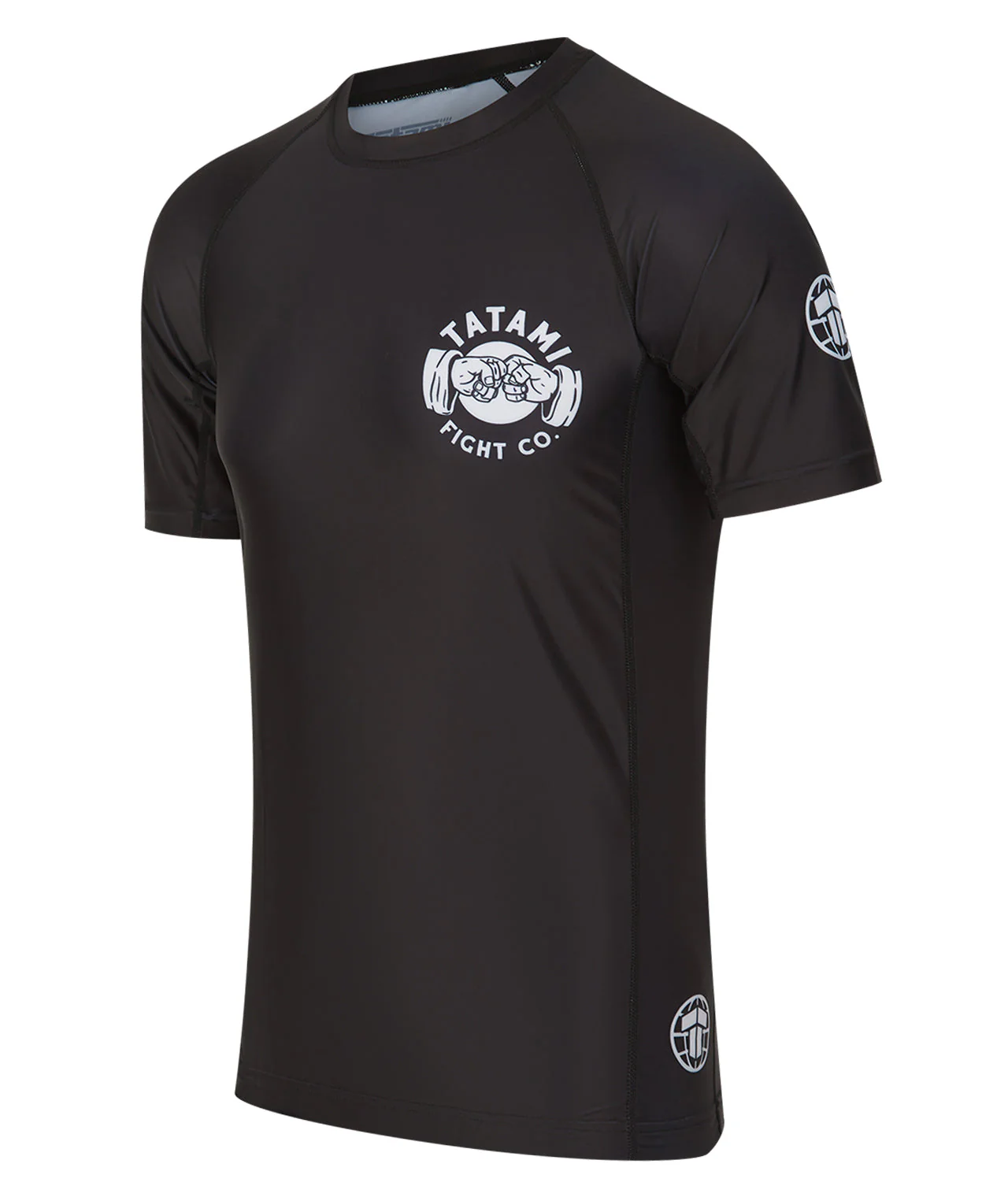 Fist Bump Short Sleeve Rash Guard - Black - Image 3