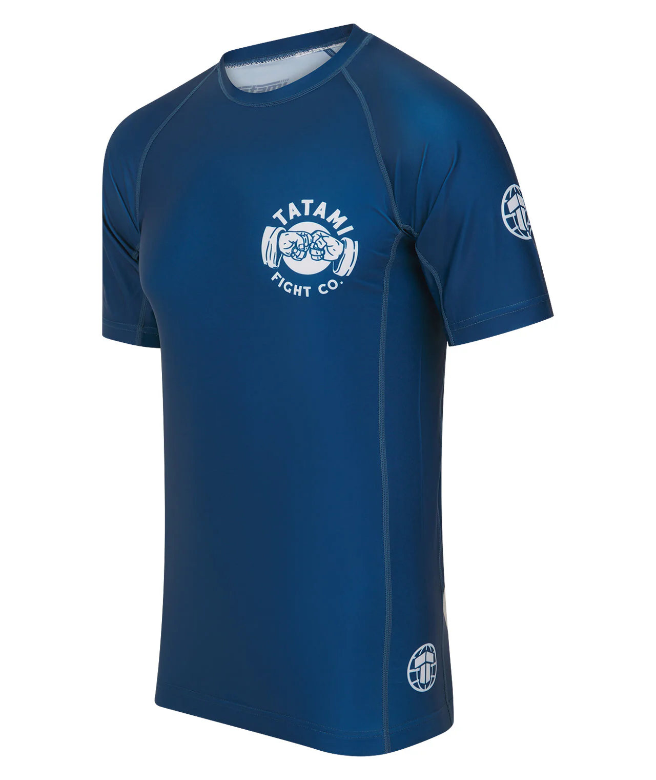 Fist Bump Short Sleeve Rash Guard - Blue - Image 3