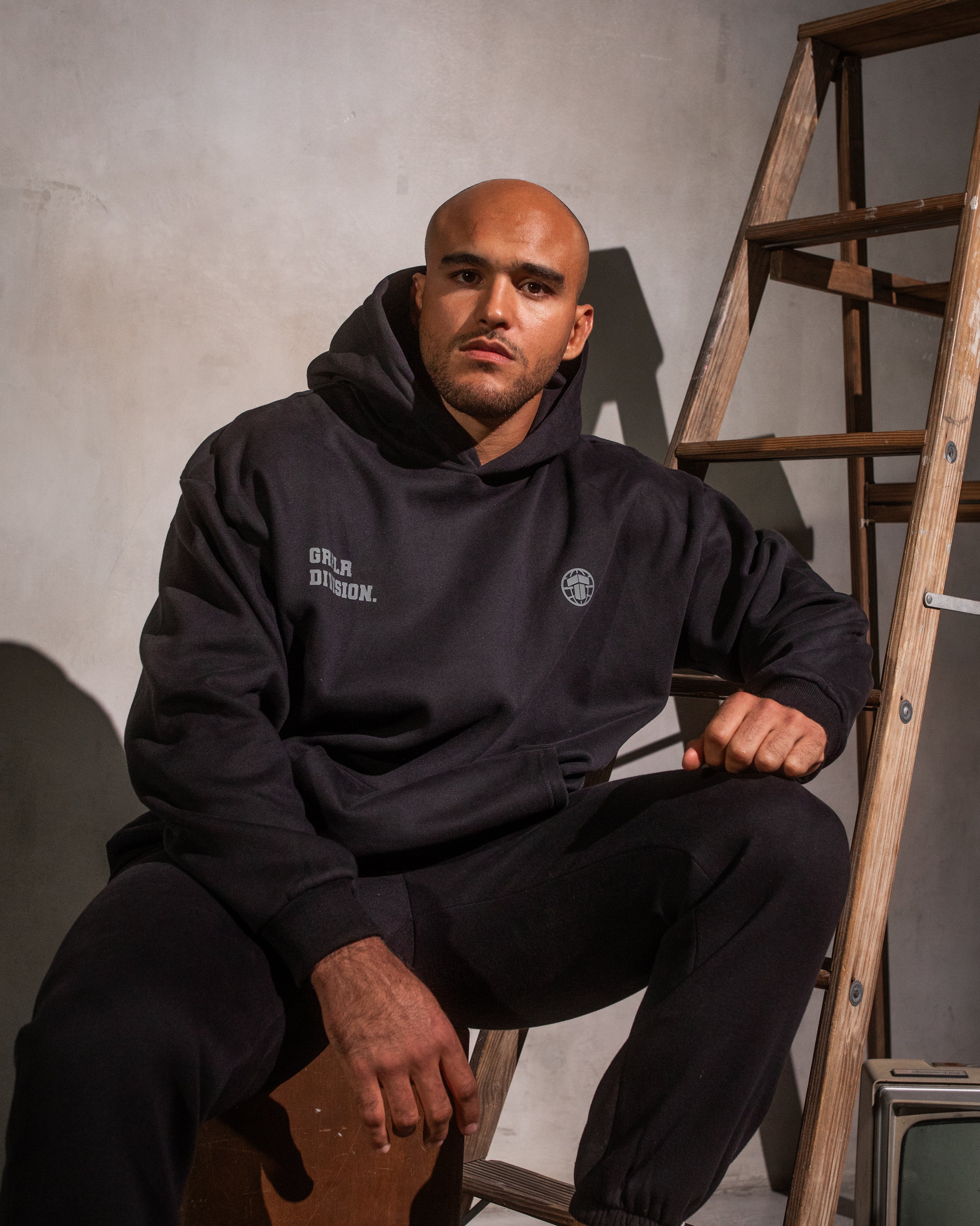 GRPLR Division Oversized Hoodie - Black - Image 8