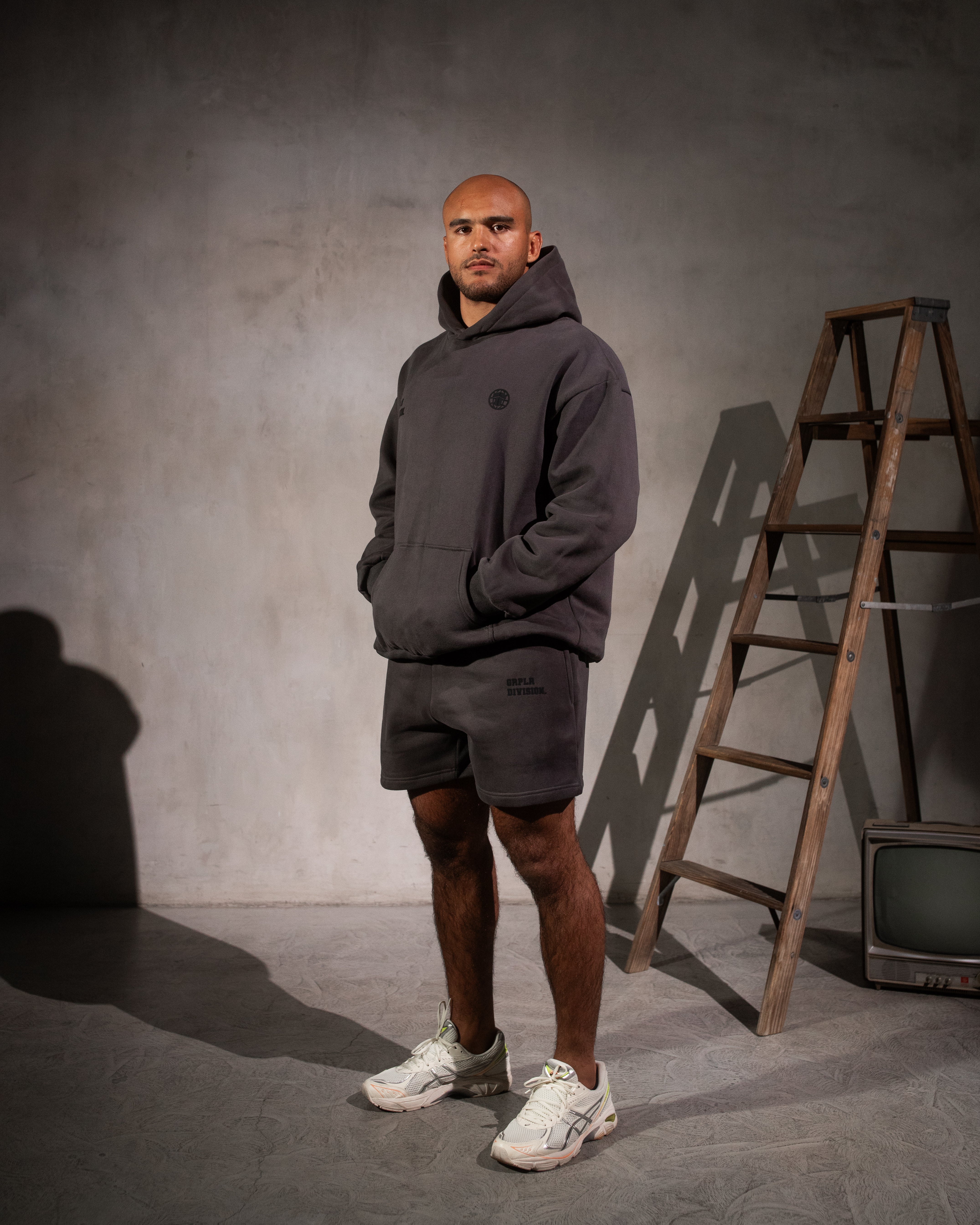 GRPLR Division Oversized Hoodie - Grey - Image 9