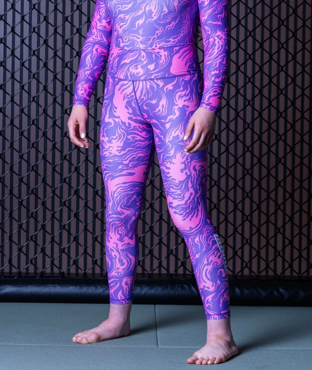 Ladies Helena Leggings - Lava Pink - Image 2