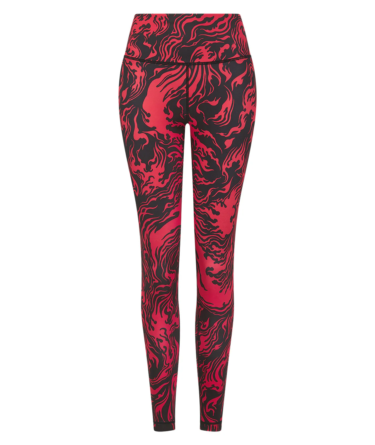 Ladies Helena Leggings - Lava Red - Image 3