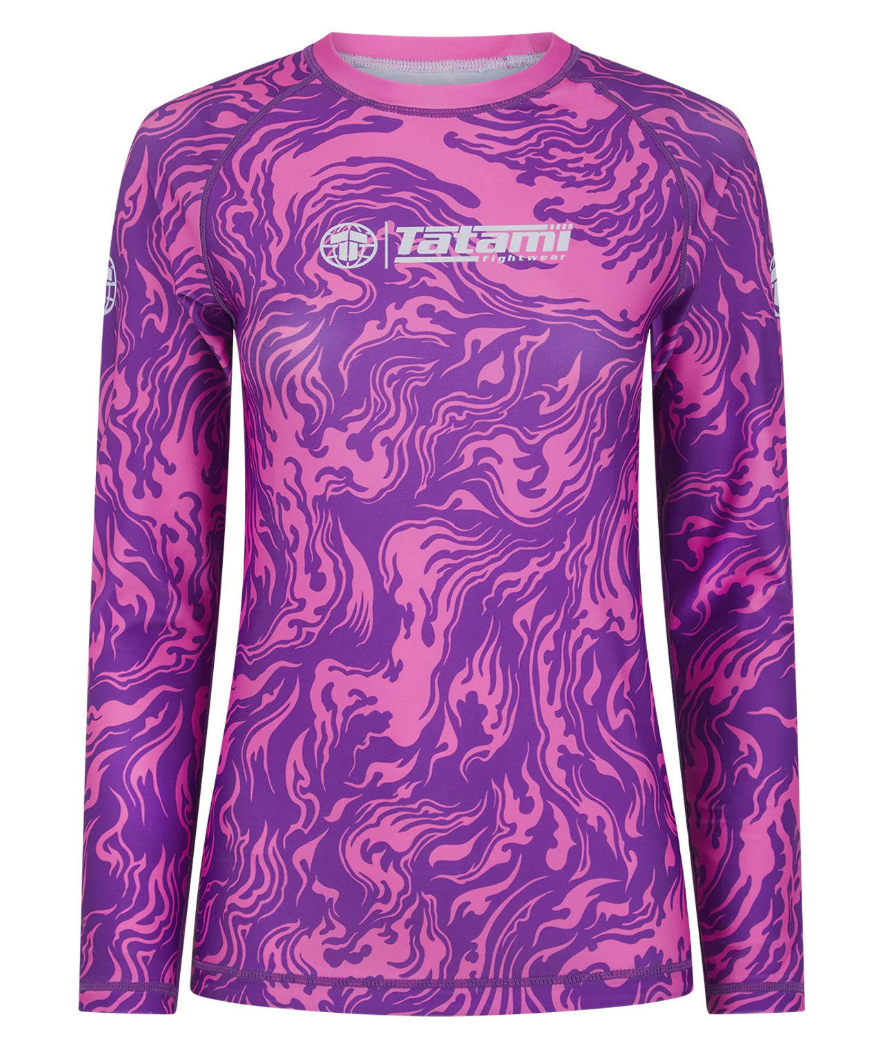Ladies Helena Rash Guard - Lava Pink