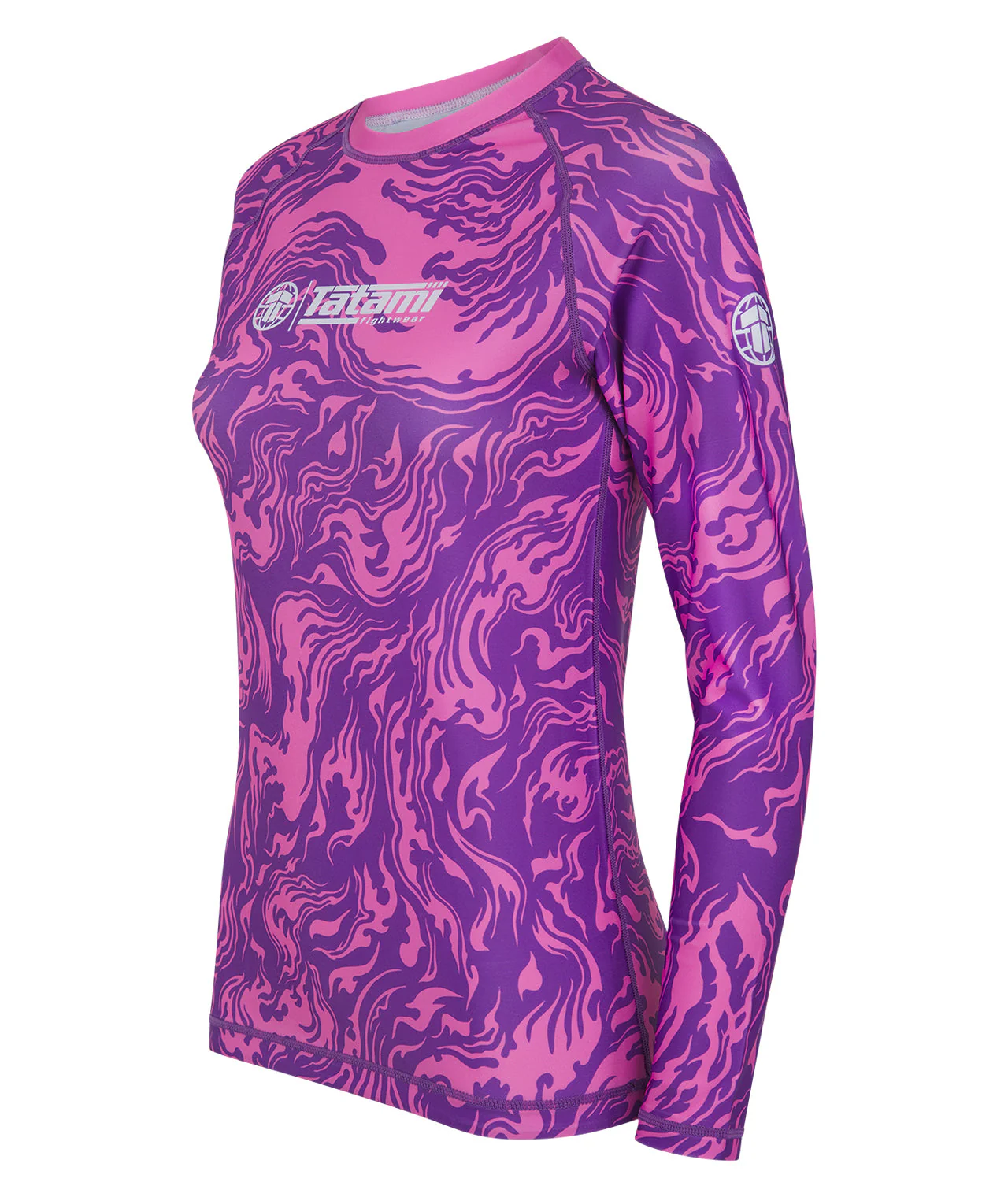 Ladies Helena Rash Guard - Lava Pink - Image 4