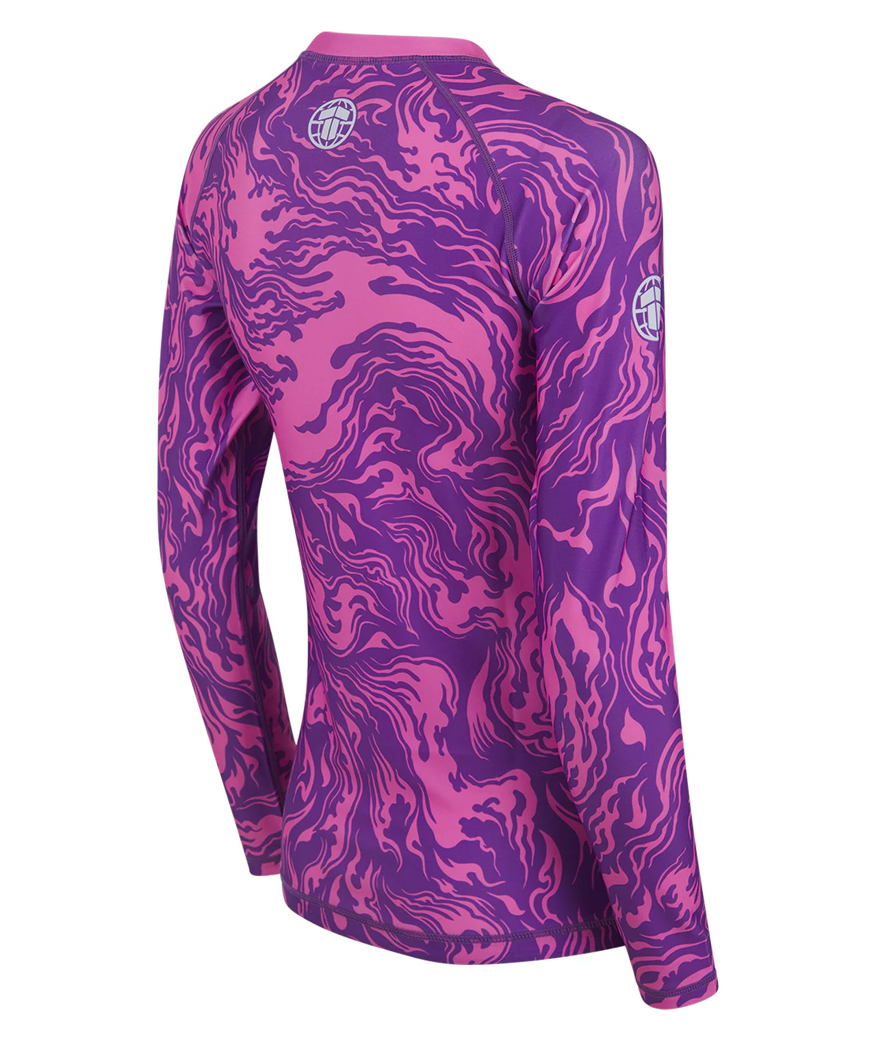 Ladies Helena Rash Guard - Lava Pink - Image 5