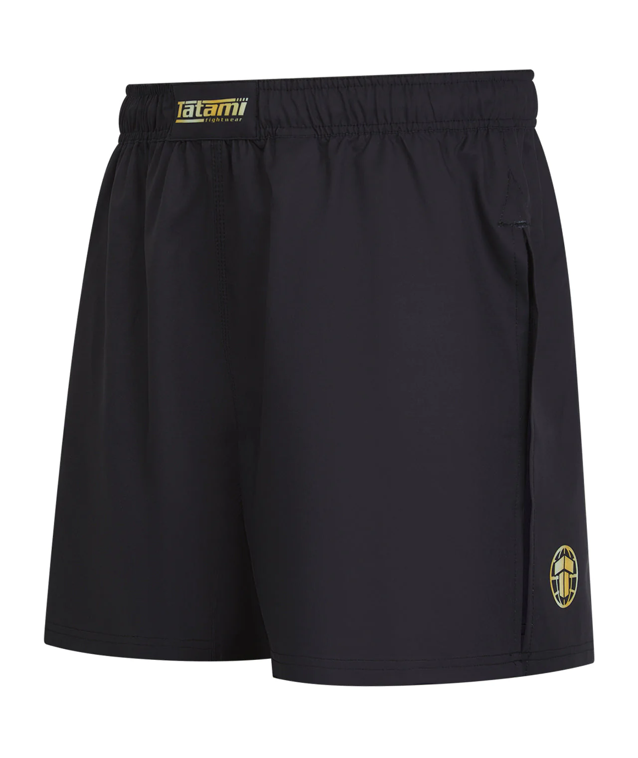 High Split MMA Shorts - Black