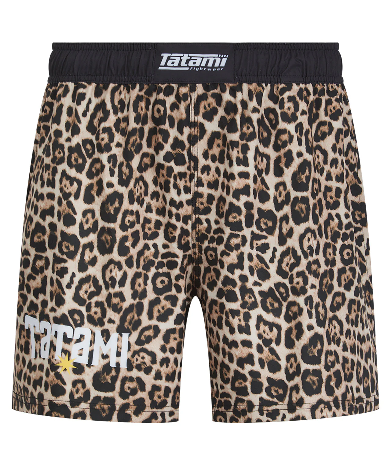 High Split MMA Shorts - Leopard - Image 3
