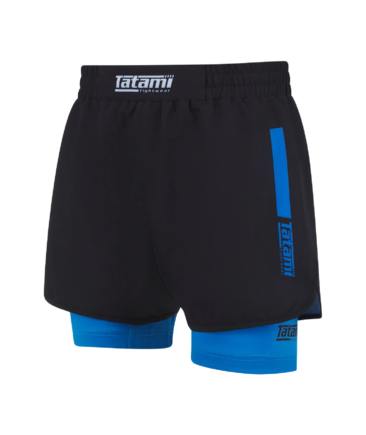 IBJJF Ranked Hybrid Shorts - Blue - Image 3