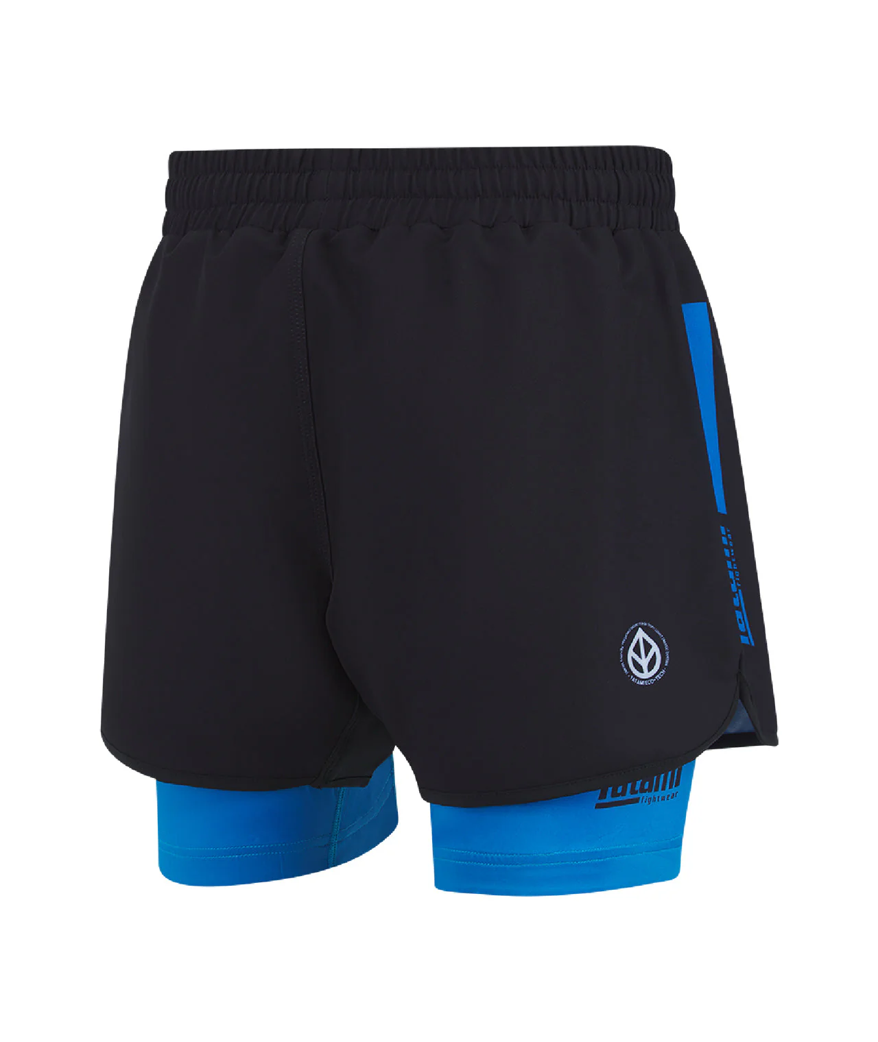 IBJJF Ranked Hybrid Shorts - Blue - Image 4