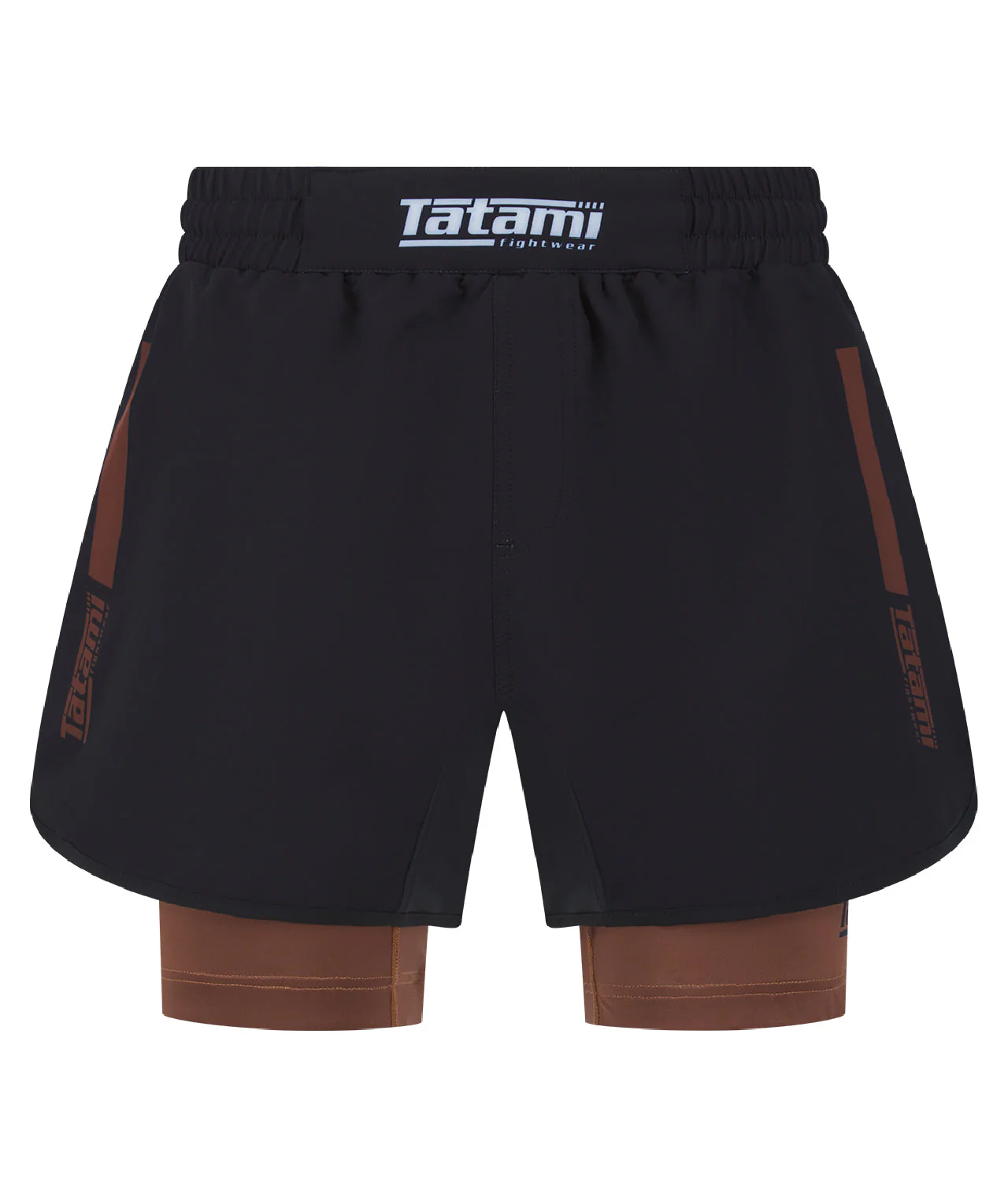 IBJJF Ranked Hybrid Shorts - Brown