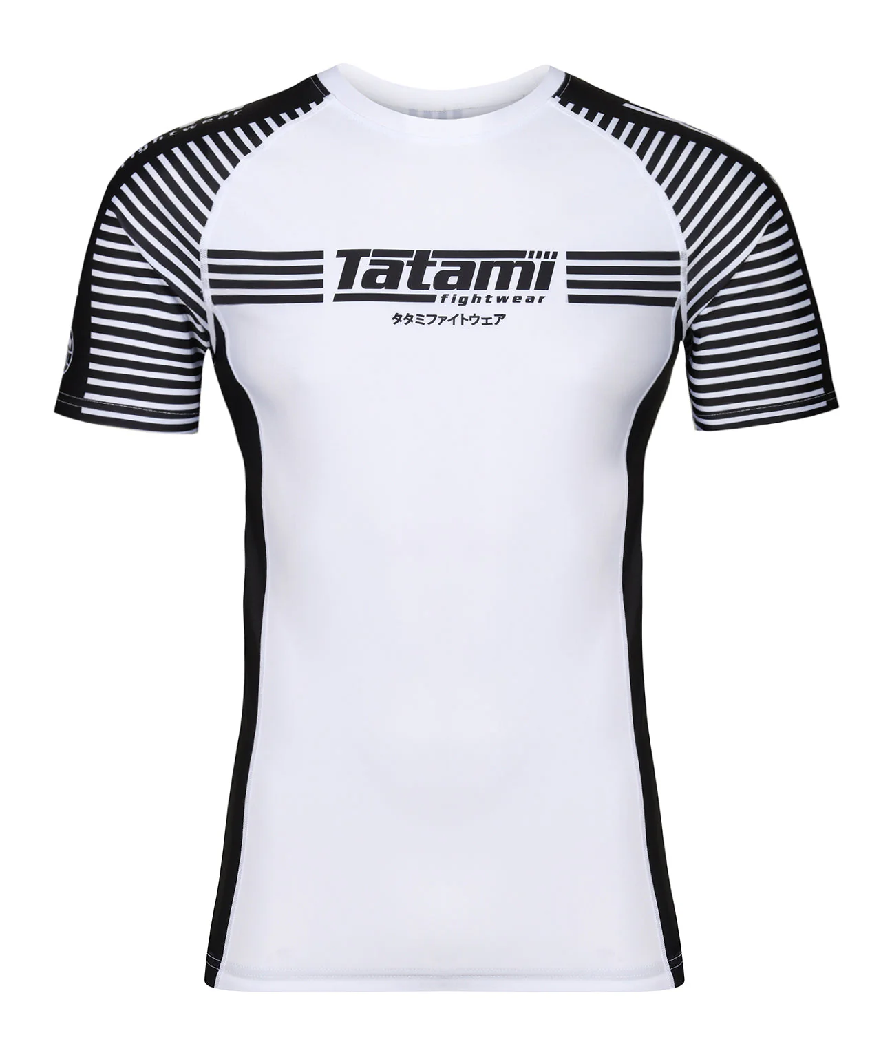 IBJJF Ranked Rash Guard - Black & White