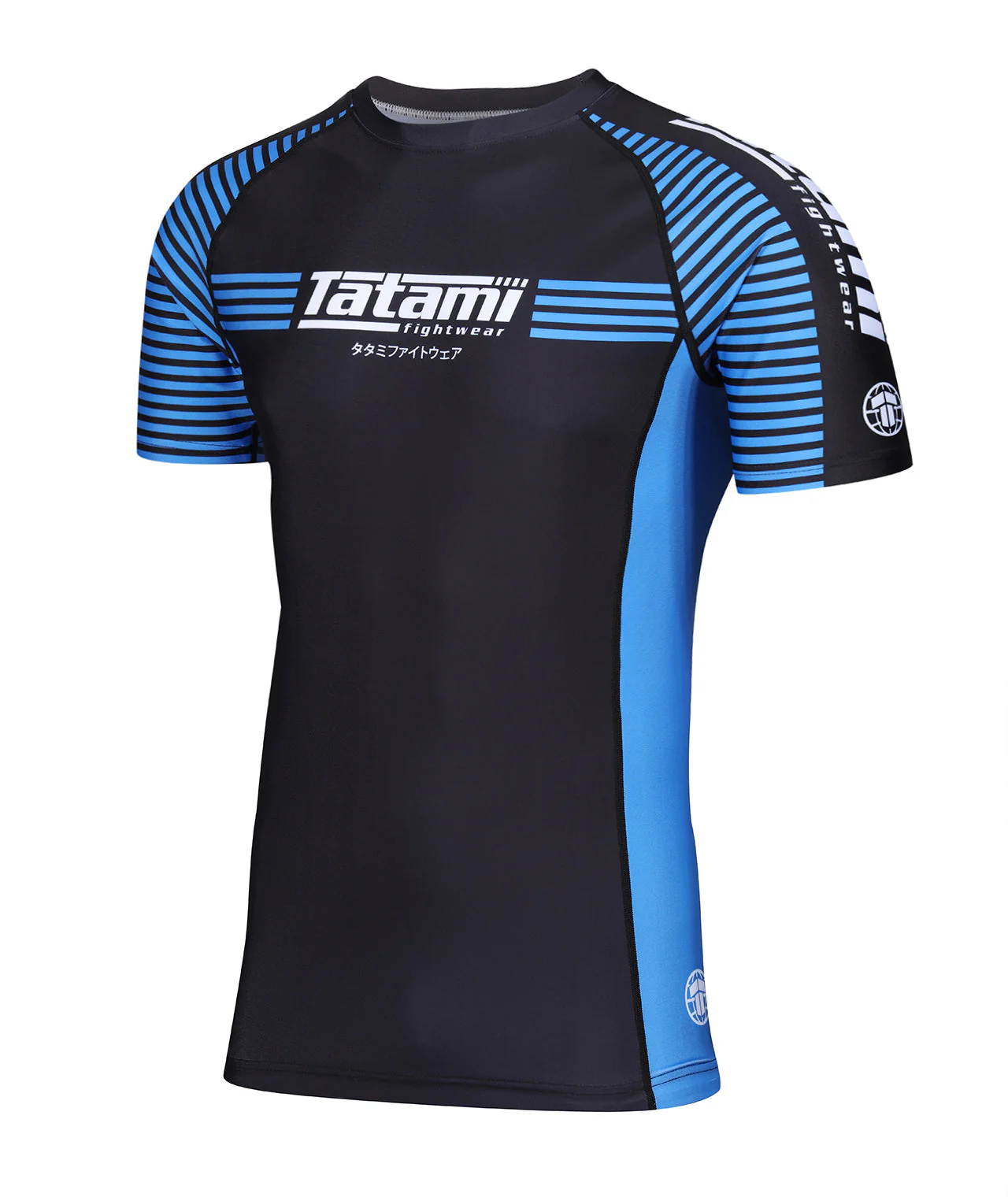 IBJJF Ranked Rash Guard - Blue - Image 3