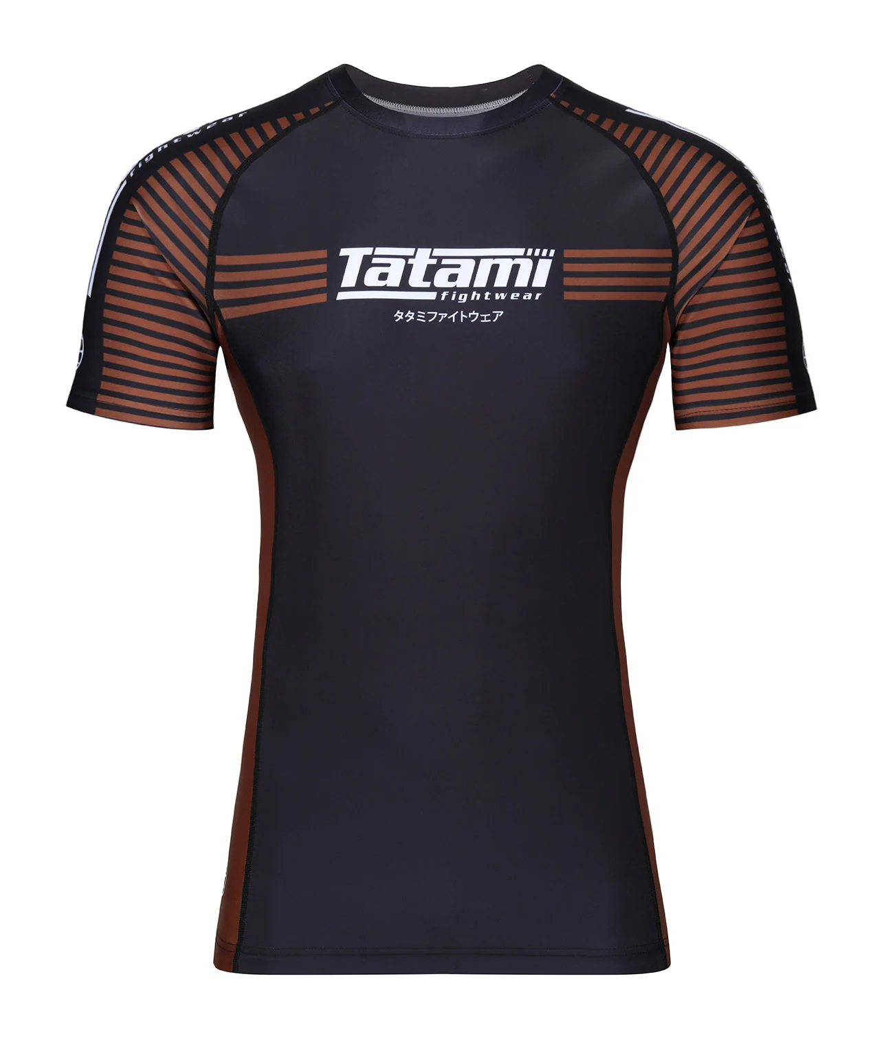 IBJJF Ranked Rash Guard - Brown