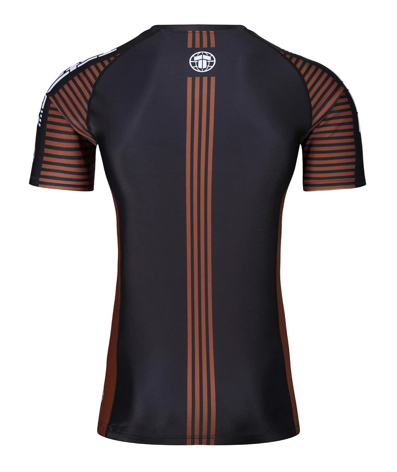 IBJJF Ranked Rash Guard - Brown - Image 2