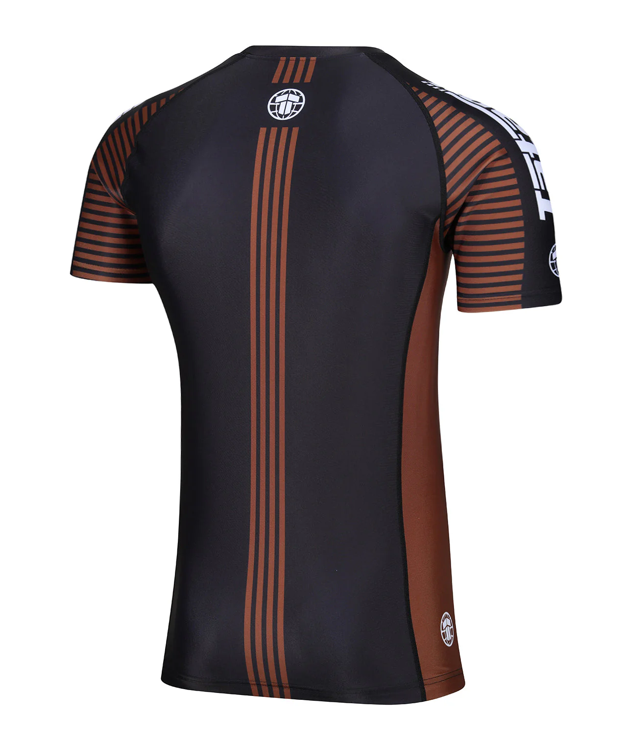 IBJJF Ranked Rash Guard - Brown - Image 4