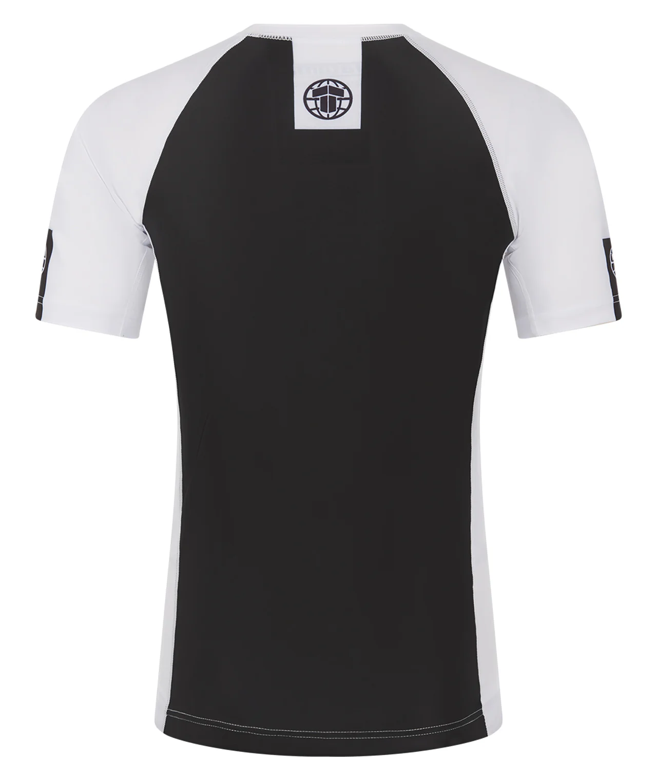 IBJJF Ranked Short Sleeve Rash Guard - White - Image 3