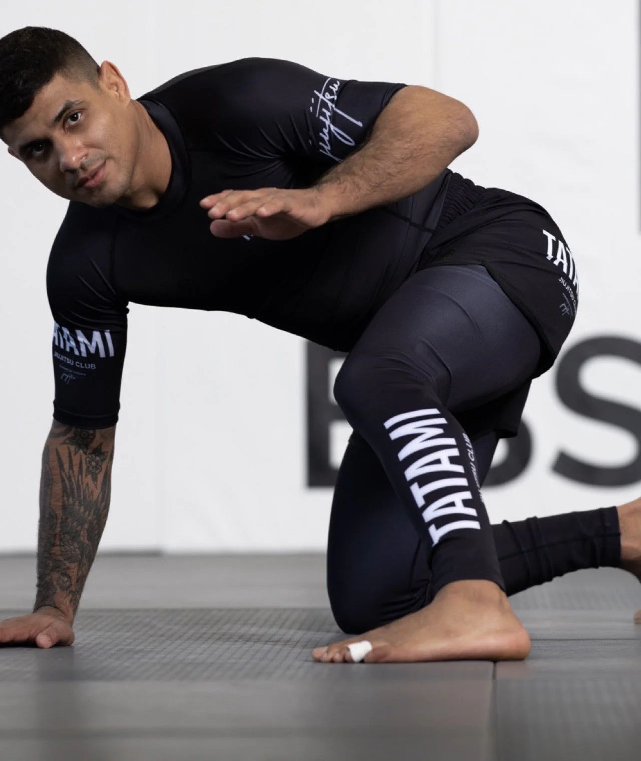 JJ Club Grappling Spats - Black - Image 6