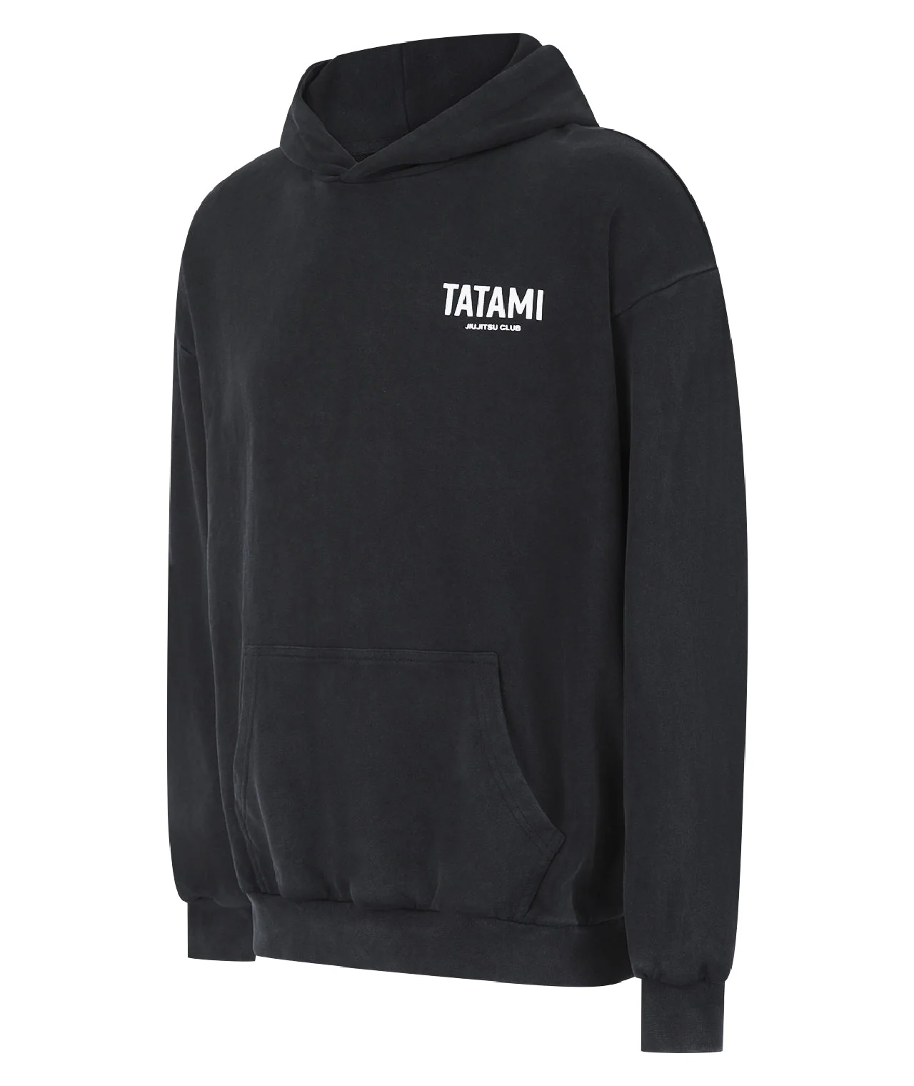 JJ Club Oversized Stonewashed Cotton Hoodie - Grey - Image 4
