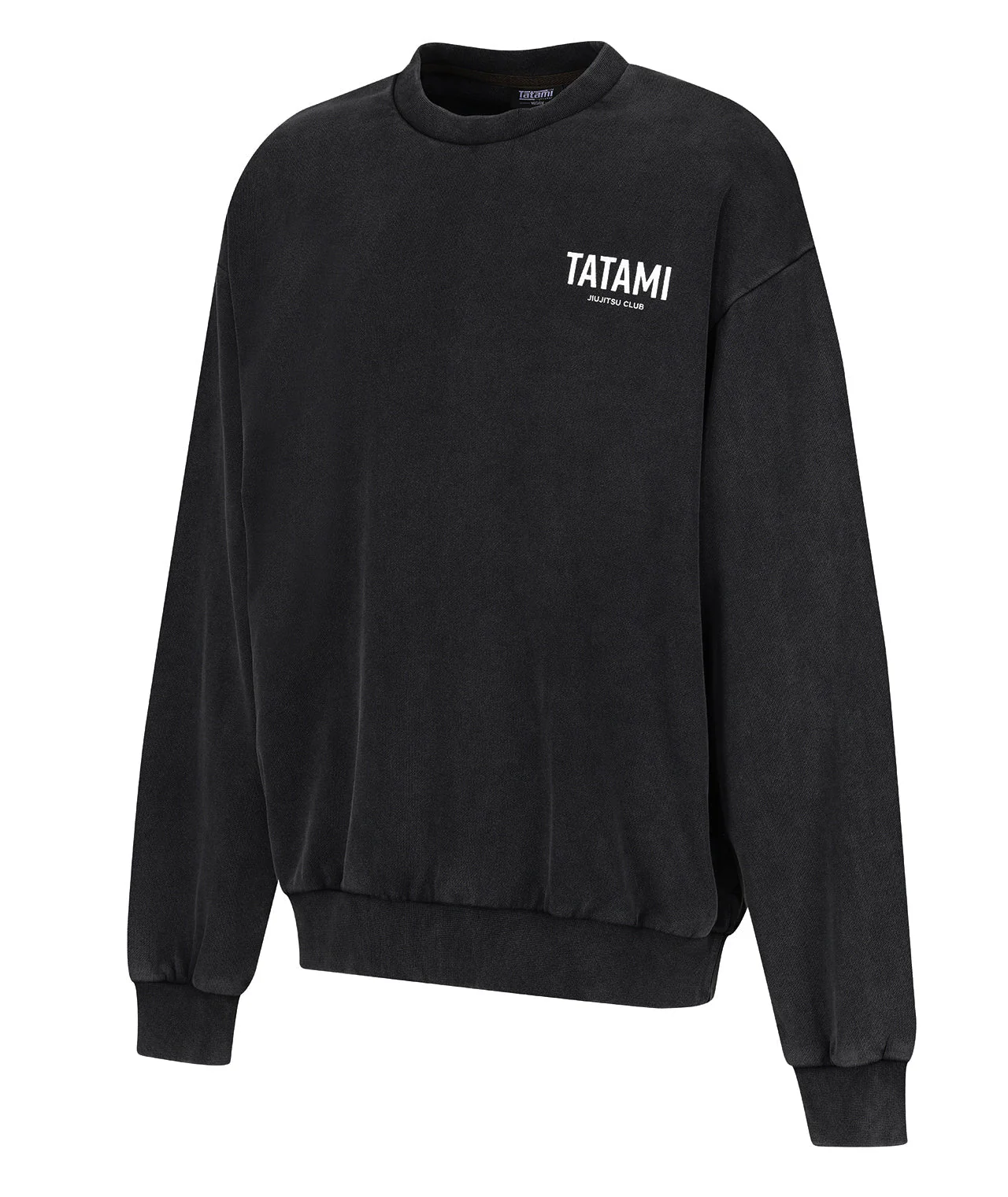JJ Club Oversized Stonewashed Cotton Sweatshirt - Grey - Image 4