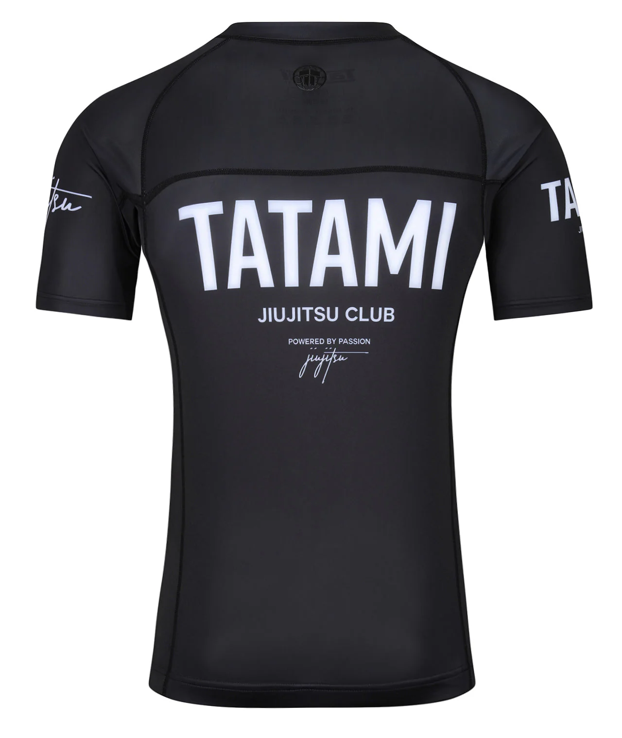 JJ Club Short Sleeve Rash Guard - Black - Image 3