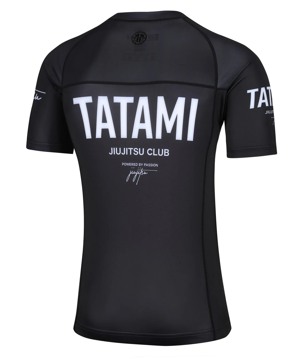 JJ Club Short Sleeve Rash Guard - Black - Image 5