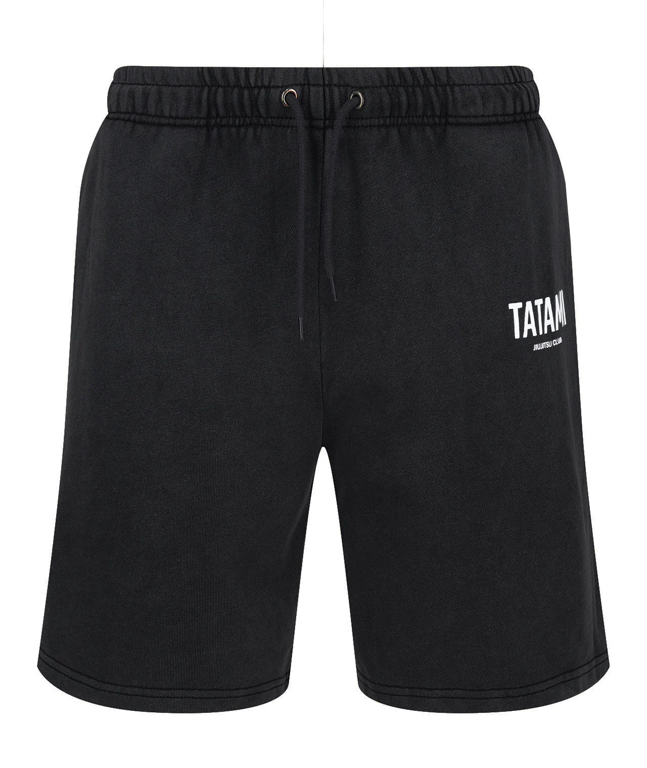 JJ Club Stonewashed Cotton Leisure Shorts - Grey