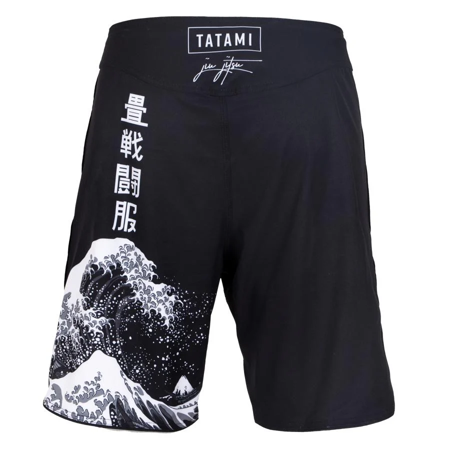 Kanagawa Shorts - Black - Image 3