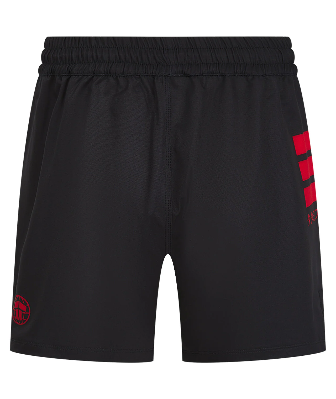 Katakana V2 High Cut Shorts - Black - Image 3