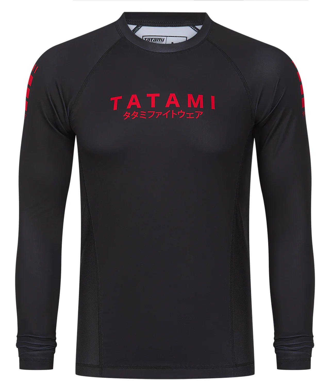 Katakana V2 Long Sleeve Rash Guard - Black