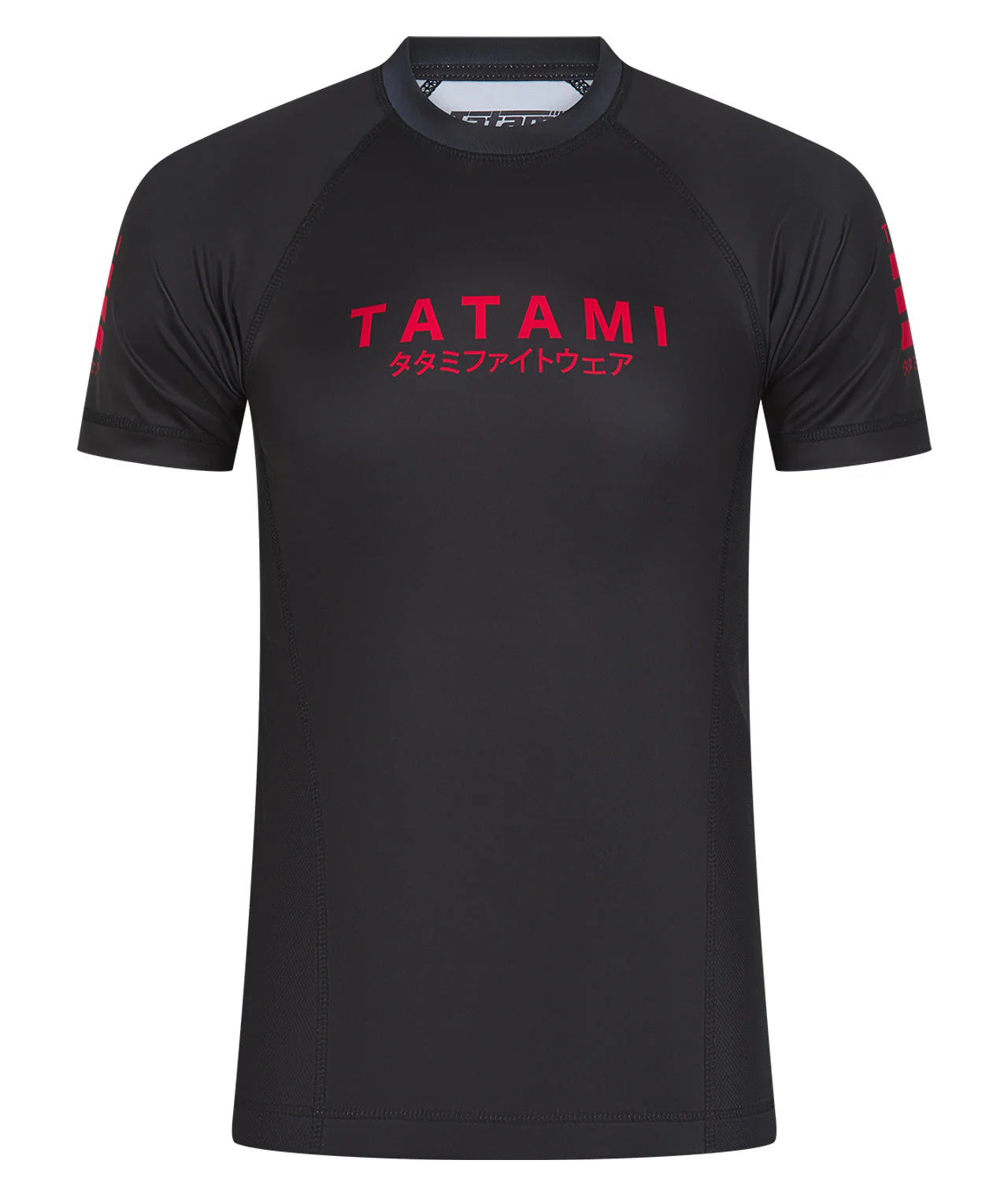 Katakana V2 Short Sleeve Rash Guard - Black