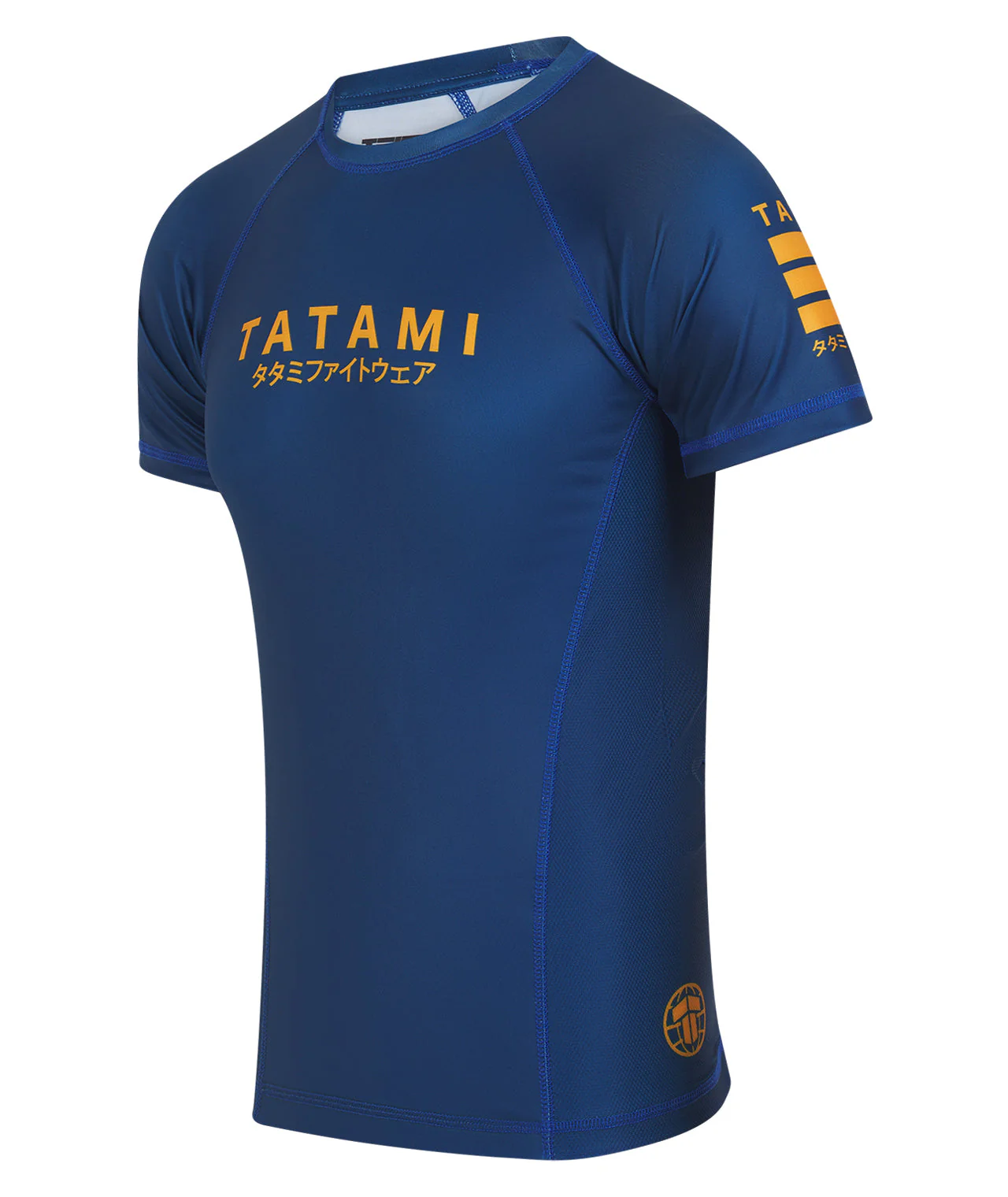 Katakana V2 Short Sleeve Rash Guard - Blue - Image 3