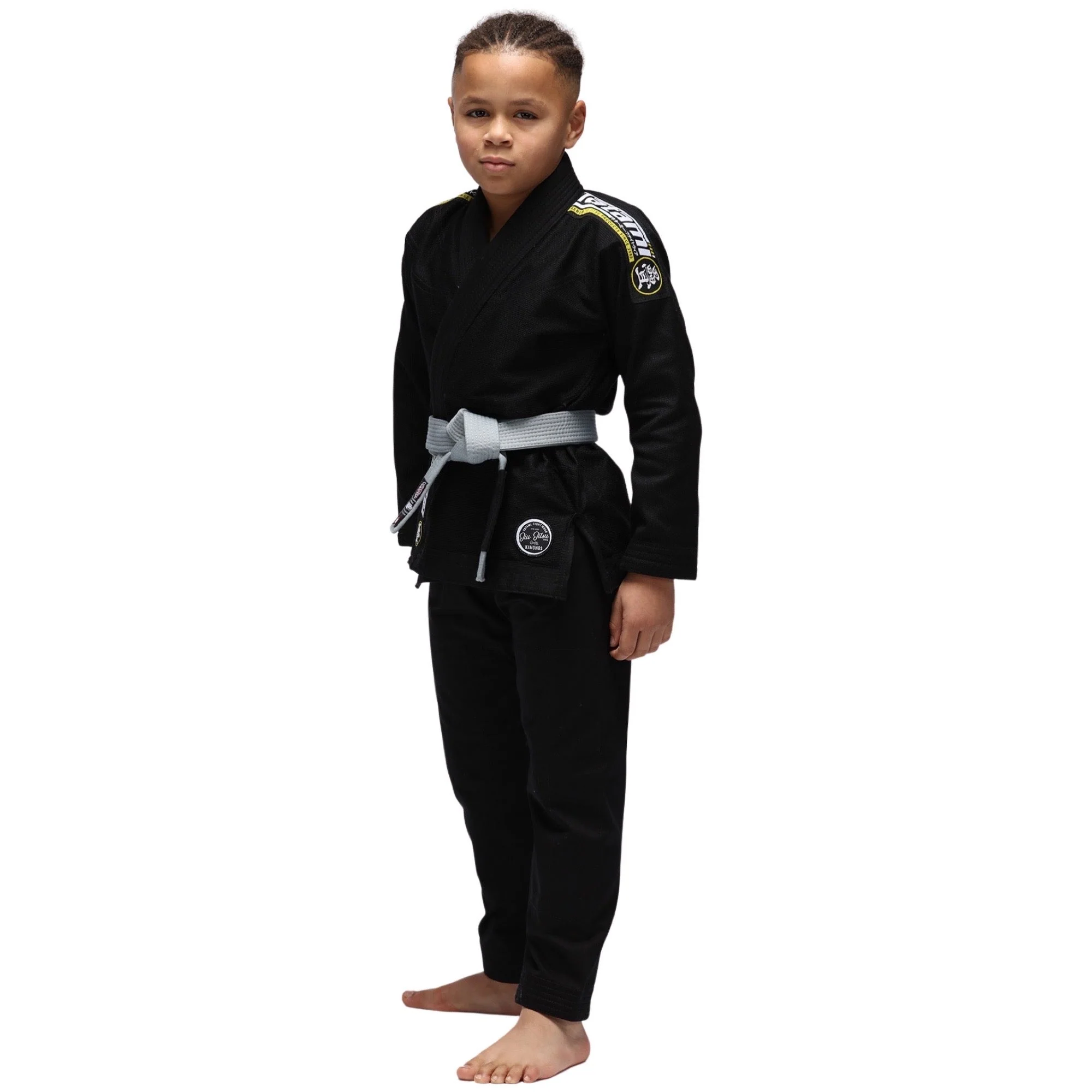 Kids Nova Absolute Black Gi - Image 4