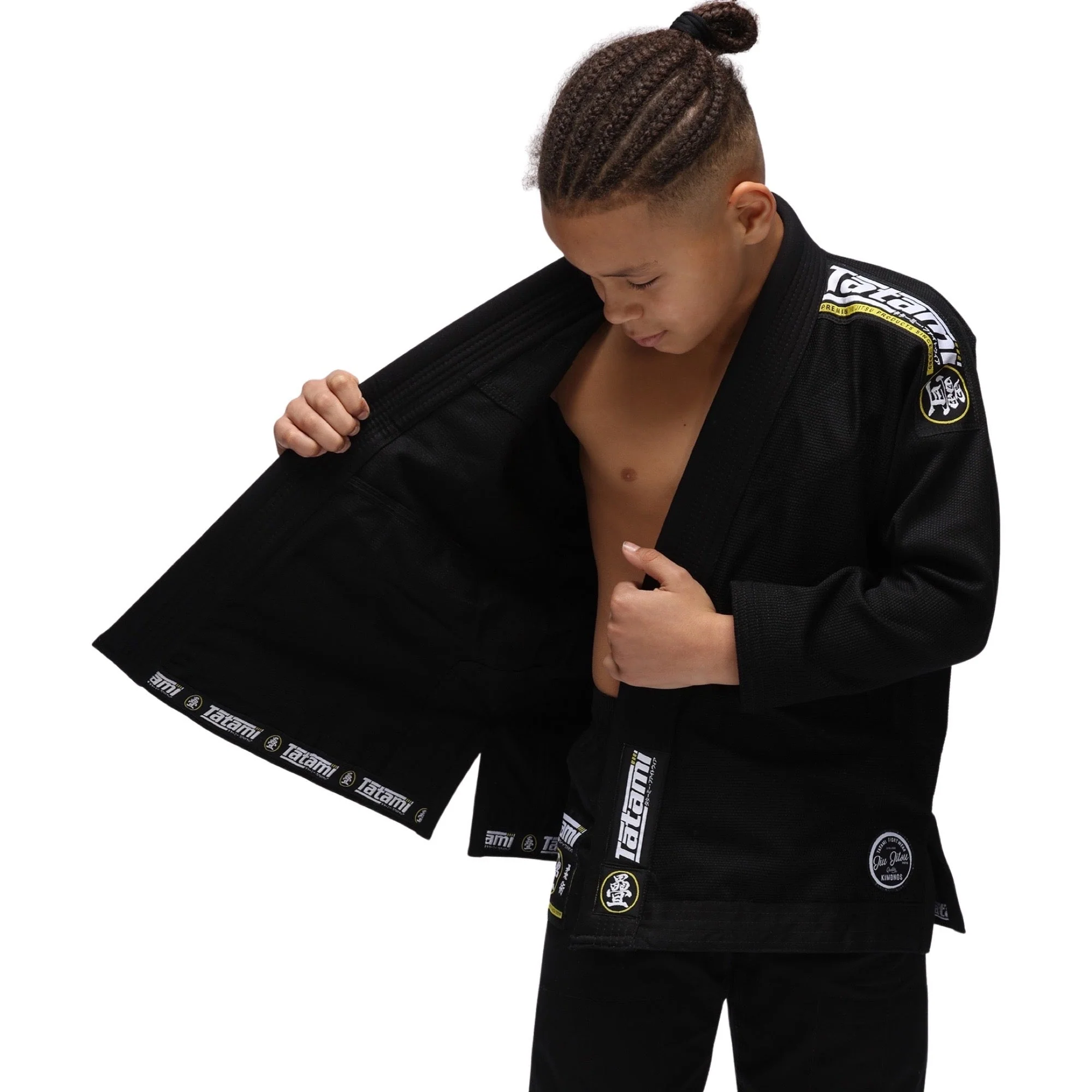 Kids Nova Absolute Black Gi - Image 7