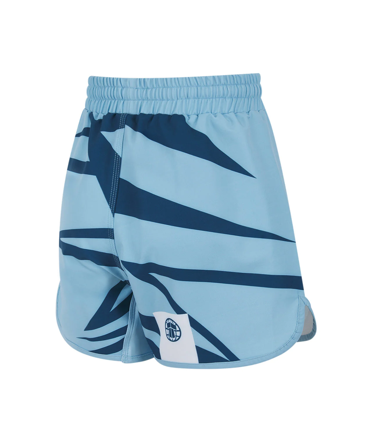 Kids Abstract Shorts - Light Blue - Image 4