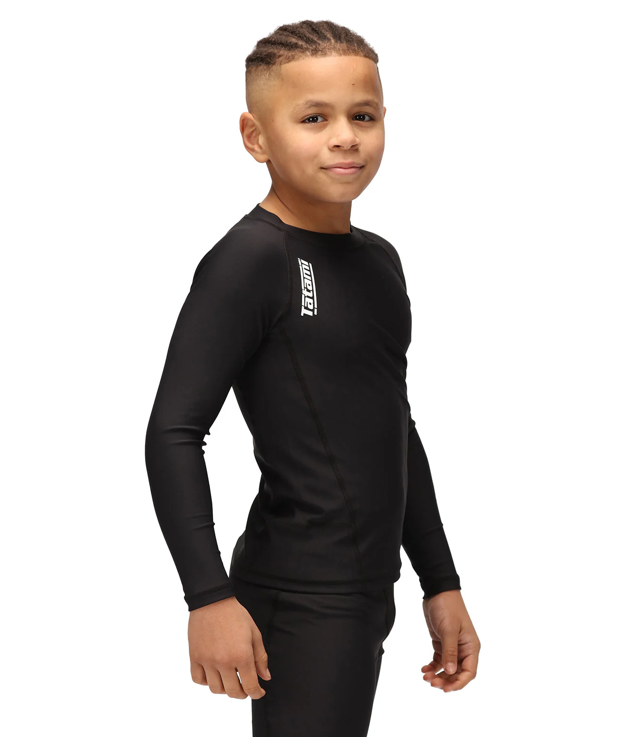 Kids Nova Rash Guard - Black - Image 3