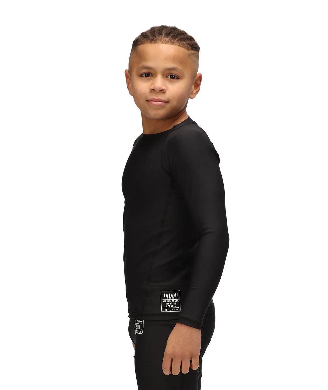 Kids Nova Rash Guard - Black - Image 4