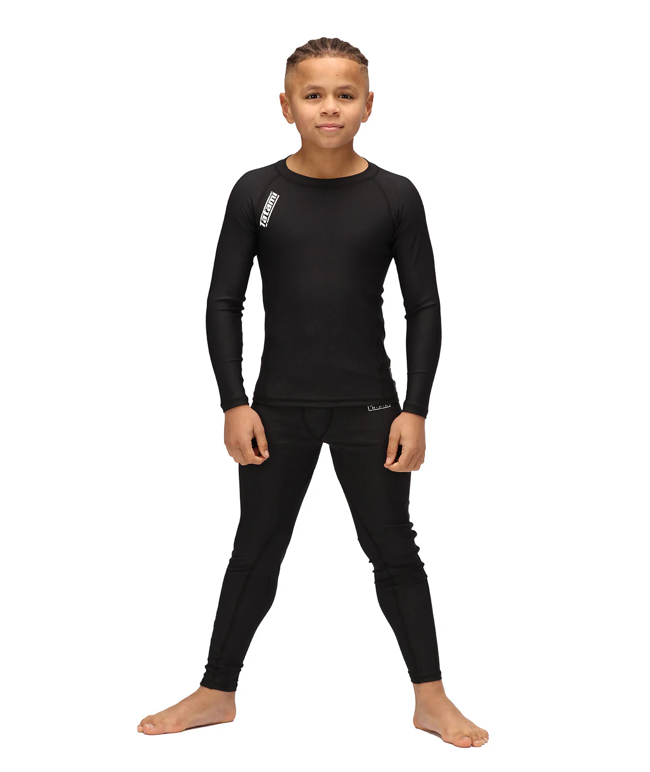 Kids Nova Rash Guard - Black - Image 5