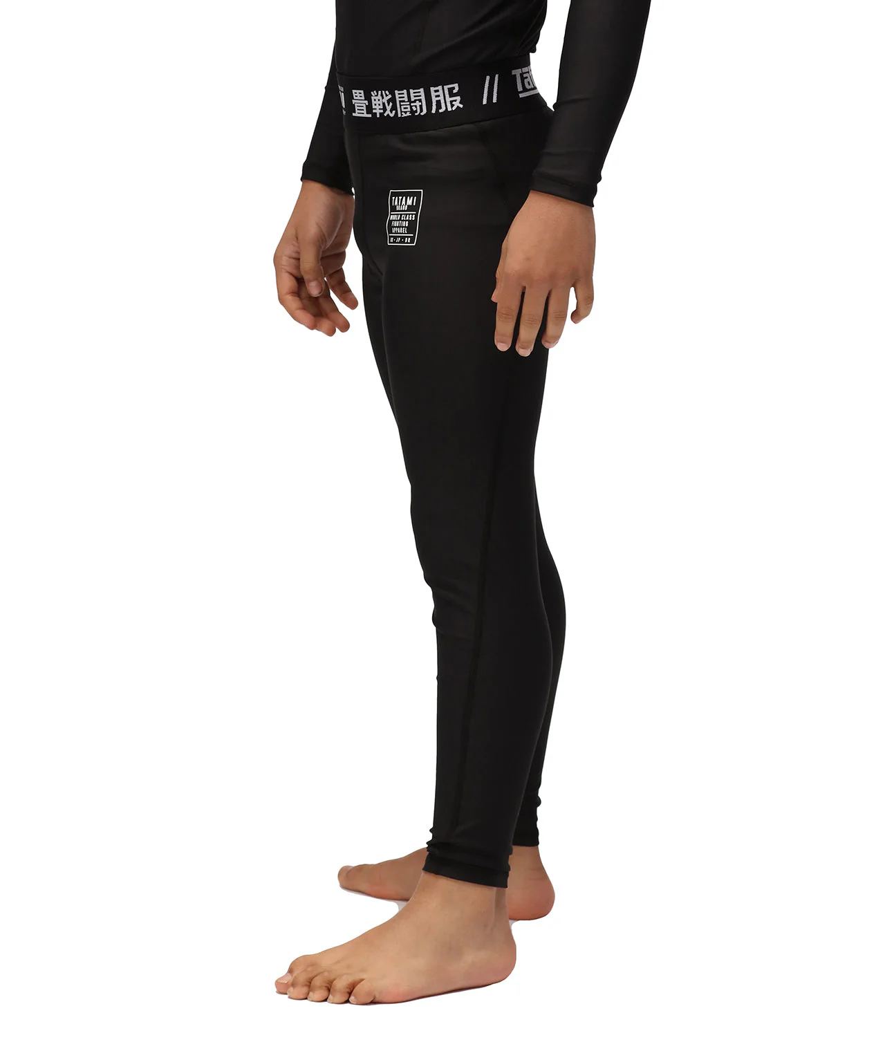 Kids Nova Spats - Black - Image 3