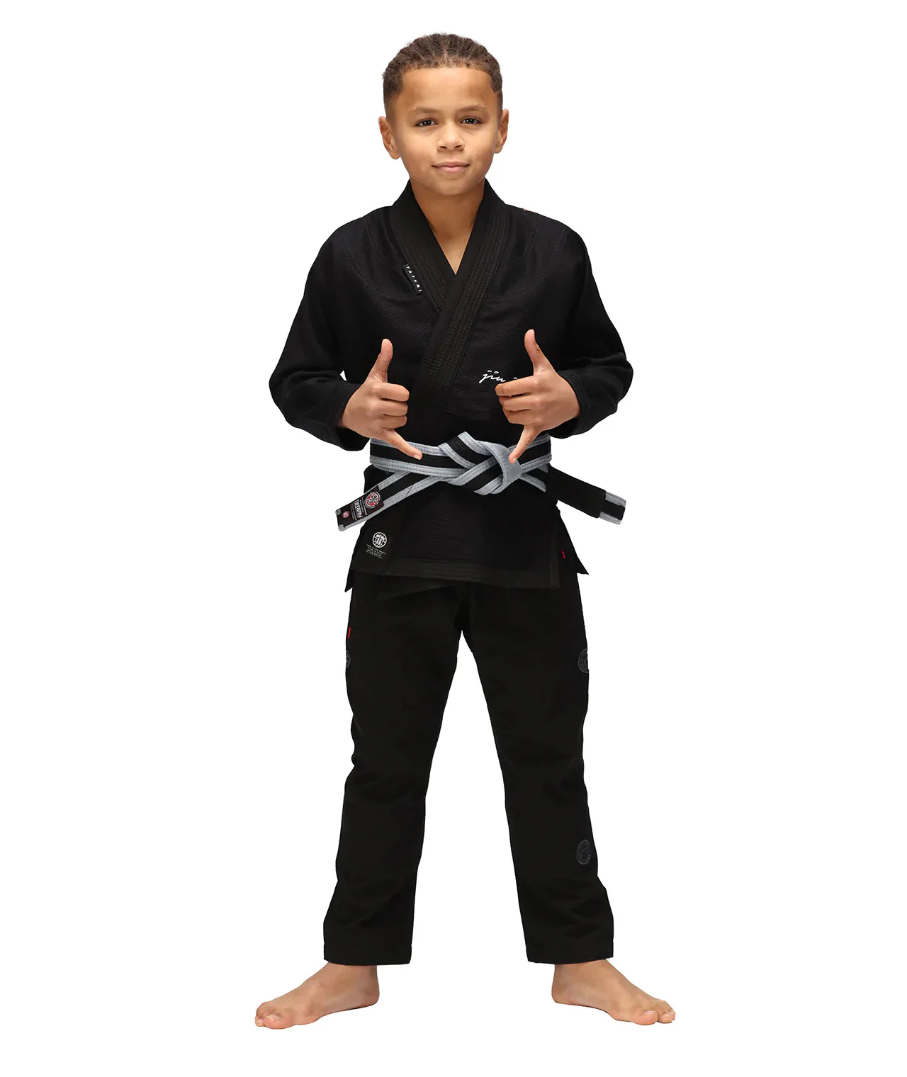 Kids Elements Superlite Gi - Black - Image 6